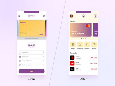 Concept payments control - Vee card concept credit card design figma minimalist mobile mobile app design mobile design payment ui ux vee