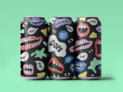 Beer can illustration