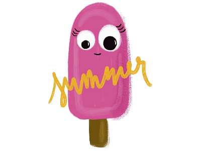 Popsicle character design design digital illustration ipad pro