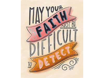 Faith quote faith illustrations lettering quotes