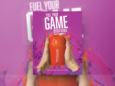 Gfuel Print Ad Series (3/3) ad cup energy energy drink gaming gfuel print series