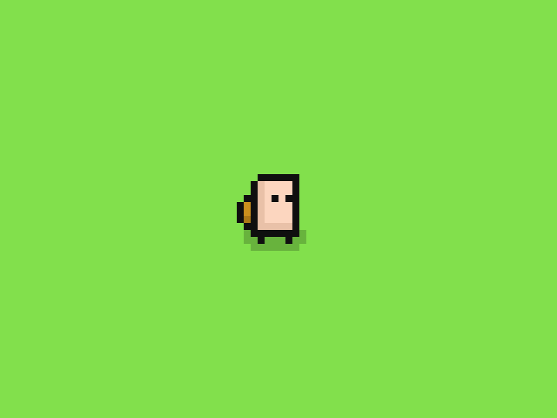 Naked Idle Animation animation art asset backpack character game idle pixel pixel art sheet sprite video