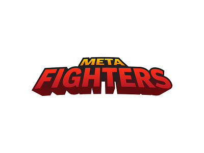 Meta Fighters Logo game app ios logo mobile mobile game mobile games video game