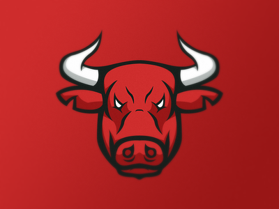 Ragin' Bull Logo bull esportlogo esports logo mascot logo ragin raging