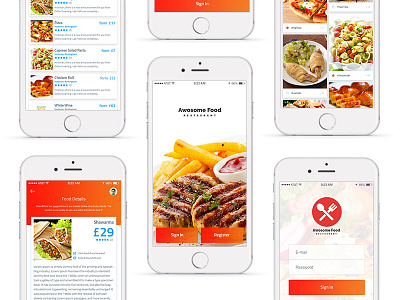 Food Order Apps UI app ui food app food order app ui ui ux