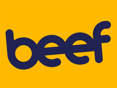 Fresh Beef beef blue branding launch web yellow