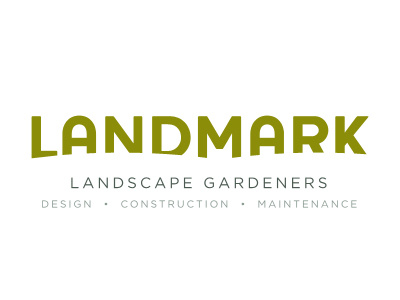 Landmark concept logo type