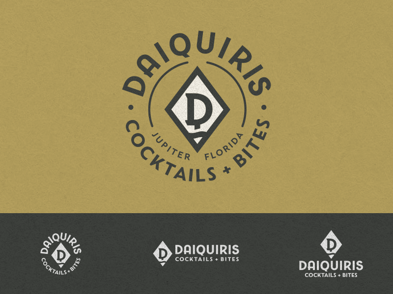 Daiquiris Logo Set by Adolfo Ovalles on Dribbble