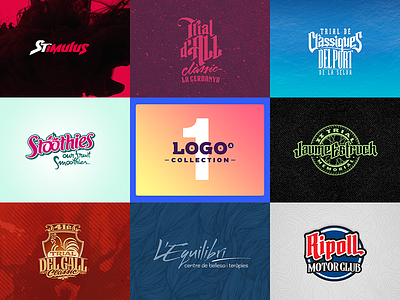 Logo Collection 1 calligraphy font lettering logo typography