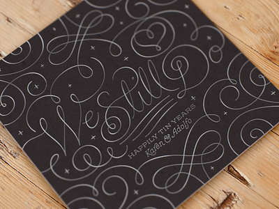 We Still Do calligraphy card design graphic design lettering typeface typography vector wedding