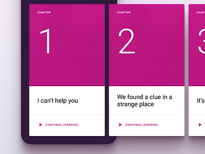 Call4English - Chapters app clean english ios learning lessons minimalistic mobile teaching ui ux