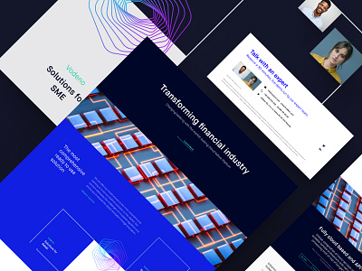 Landing page redesign blue clean design minimalistic redesign ux web web design website