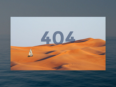 404 Screen for Moorwize boat app. 404page applicaiton boat design illustration interface page ship ui webdesign website