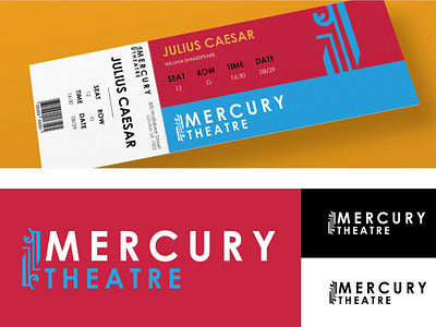 Mercury Theatre Branding, Posters, & Print Materials