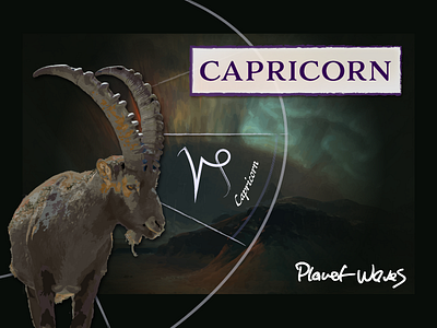 Capricorn - Astrology Sign Artwork animal animals astrology capricorn design goat illustration seasons vector art vectorization winter zodiac