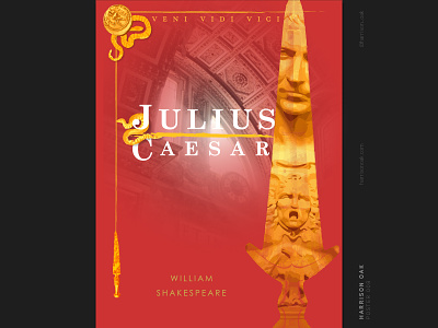 Julius Caesar - Shakespeare Poster Design artwork classical daily design daily poster event event poster illustration poster poster design roman shakespeare theater theatre vector art