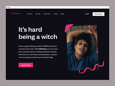 Website concept - a project management tool for witches 🧙🏻‍♀️ design ui ui design ux ux design web web design website