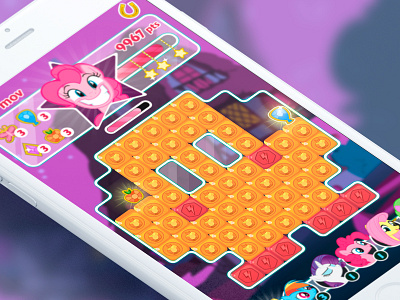 My Little Pony: Puzzle Party. Alternative screens colors game kids puzzle
