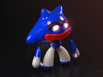 Character render test for new 3D toy