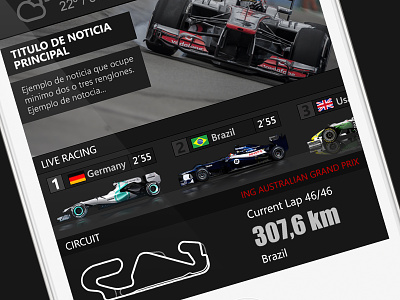 F1 2013 Live 24 App for iphone , ipad and android app black car circuit comment ferrari flags formula 1 grey lap live max min news race renault sport weather
