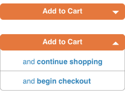 Add To Cart Drop Down add to cart dropdown ecommerce ui ux