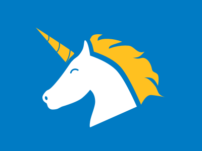 Dribbble icon iconography unicorn