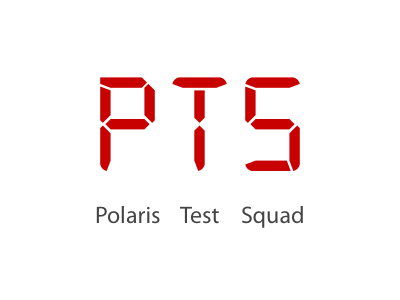 Polaris Test Squad (PTS) Logo iconography icons logo