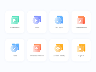 Frosted Glass Icons