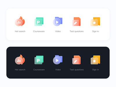 Frosted Glass Icons 2 app design icon illustration ui