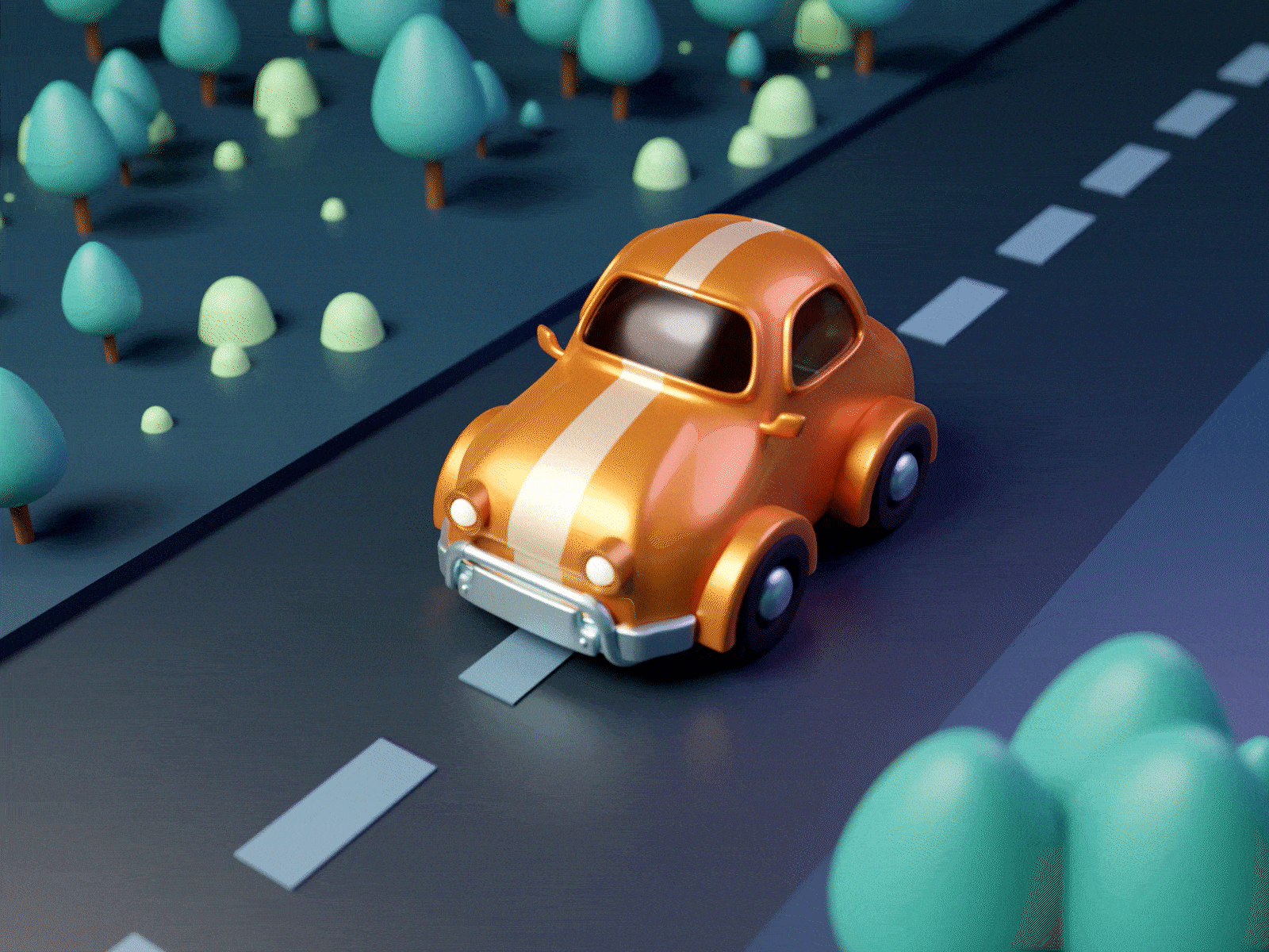 Car Animation 3d animation blender car illustration motion