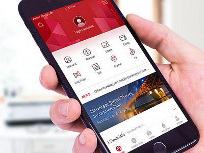 Concept design of Bank of China app