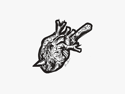 Heart Attack · Tattoo Design