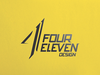 Four Eleven - Logo branding design typography