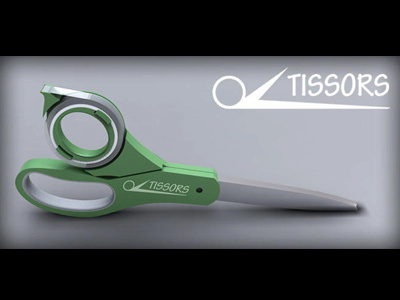 The Tissors 3d invention product design scissors tape tissors