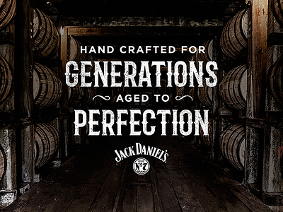 Jack Daniel's Ad Campaign ad design jack daniels typography western whiskey