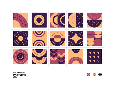 Geometric Pattern No.1 - Shapes & Pattern Co. abstract abstract design abstract logo best design branding clean clean design geometic icon illustration logo minimal pattern pattern design patterns shapes texture trend 2020 vector web design