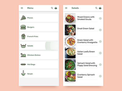 Restro Menu UI Design food app minimal restaraunt ui ui ux design ux