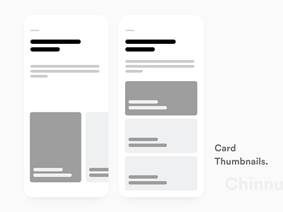 Card Thumbnails block Frames adobexd block frames interaction design ui design ui ux ux design wirefranes