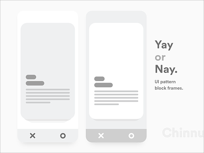 Yay or Nay !! adobexd block frames design thinking interaction design ui ux ui ux design wire frame