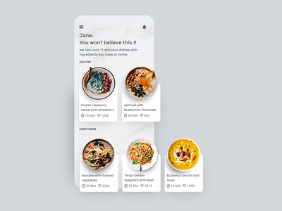 Kitchen Utility App adobexd cooking app design thinking food app interaction design recipe app ui ux design