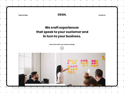 Design Agency - Landing Page