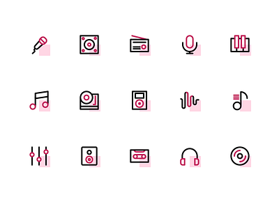 Music Icon Set icons iconset music music icon set song icon