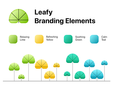 Leafy Branding Elements