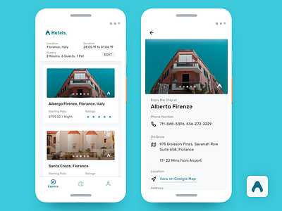 Alpha Hotels - Hotel Reservation App booking app hotel hotel app hotel booking hotels mobile design mobile ui