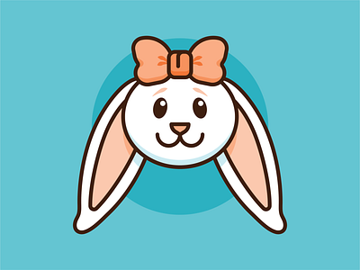 Bunny Girl - Smile bunny character design design easter illustration