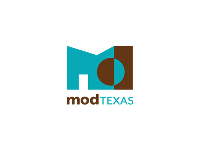 ModTexas Logo branding camera house identity logo logo design mid century modern social media