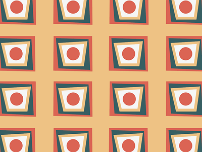 Pattern color design illustrator mid century pattern simple vector