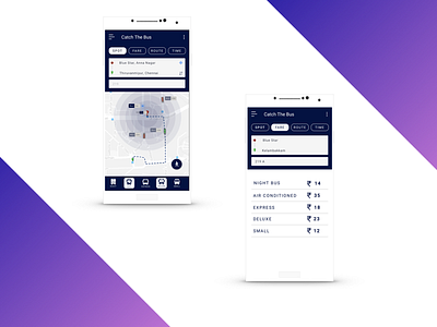 Catch the Bus android app bus mobile tracking ui ux