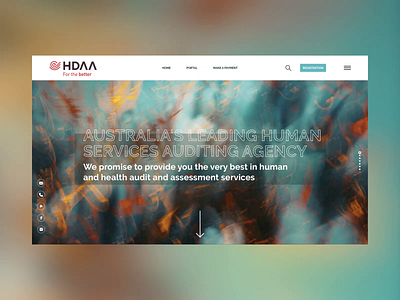 Design concept for Human Services Auditing Agency adobe photoshop after effects animation design figma ui ux webdesign