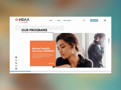 Design concept for Human Services Auditing Agency adobe photoshop after effects animation design ui ux webdesign